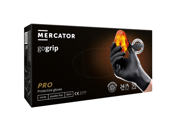 Rękawice nitrylowe gogrip MERCATOR