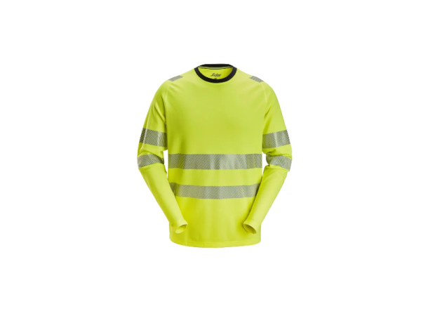 2431 Odblaskowy t-shirt z długim rękawem HIGH-VIS SNICKERS