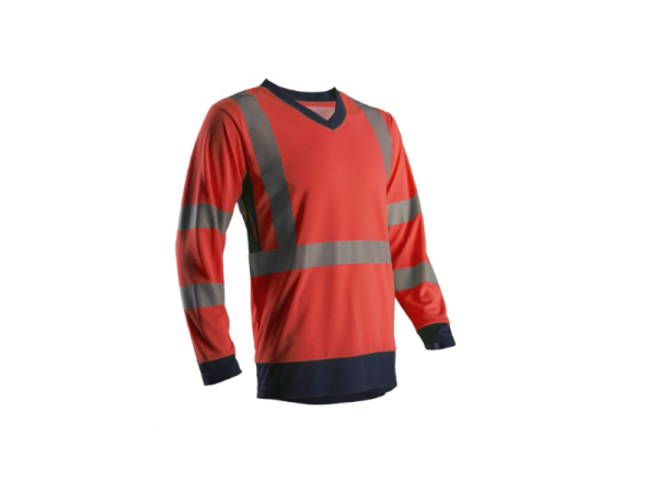 T-shirt z długim rękawem Hi-Vis SUNO COVERGUARD