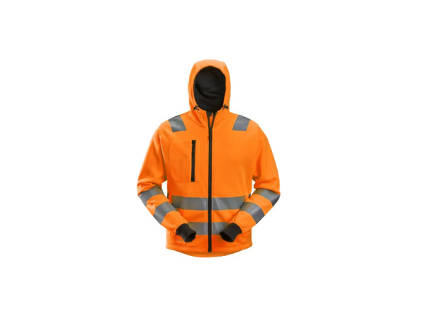 8039 Bluza odblaskowa z kapturem na suwak HIGH-VIS SNICKERS