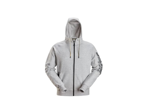 2895 bluza z kapturem na suwak LOGO