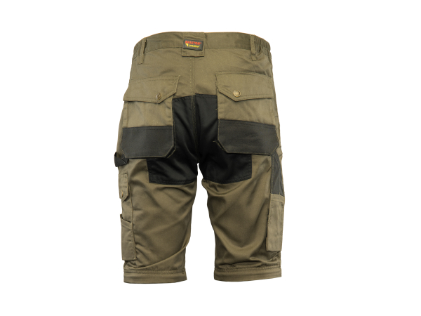 Brixton practical spodnie robocze 2w1 z odsuwanymi nogawkami khaki