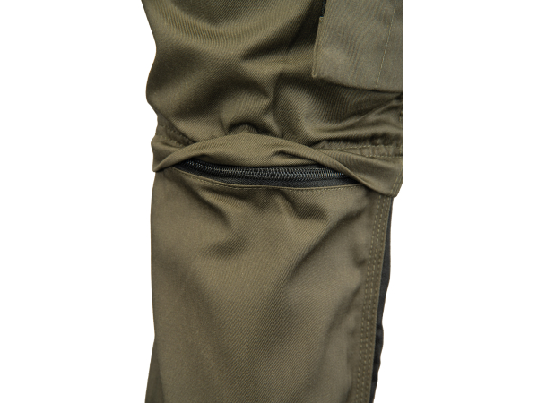 Brixton practical spodnie robocze 2w1 z odsuwanymi nogawkami khaki