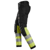 6234 Spodnie odblaskowe stretch z workami kieszeniowymi HIGH-VIS SNICKERS