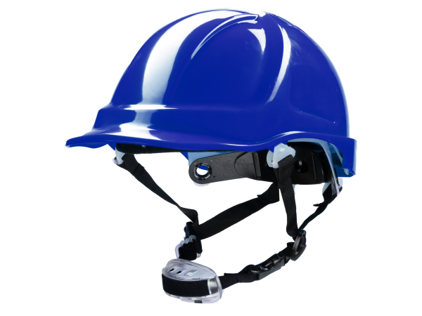 Hełm ochronny z pokrętłem i zapięciem podbródkowym POLSTAR