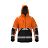 Kurtka robocza VALENCIA Softshell, pomarańczowo-czarna o wysokiej widoczności