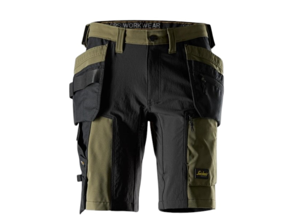 Krótkie spodenki Snickers Workwear elastyczne 6118