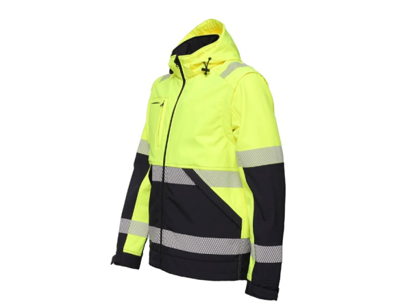 VALENCIA Kurtka softshell odblaskowa BoSafety